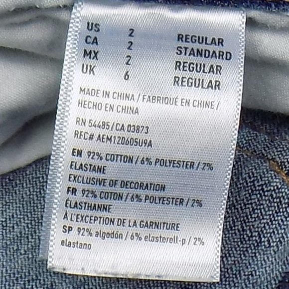 American Eagle Outfitters Super Stretch X Hi-Rise Jegging Size 2 - Picture 8 of 8